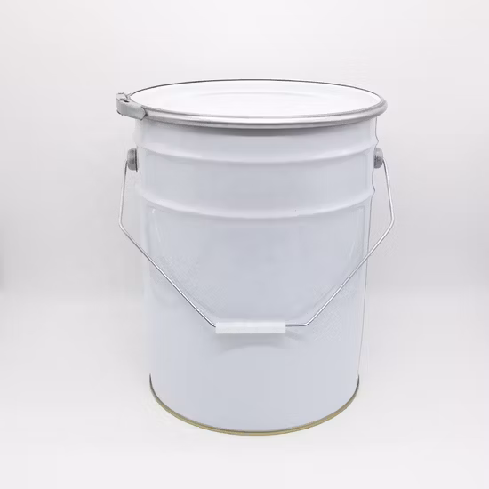 Un Approved Metal Custom Chemical Paint Pail 5 Gallon 10 Liter 18 Liter Pail Bucket with Lever Lock Ring Lid